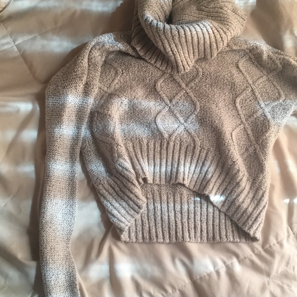 Cropped Turtleneck